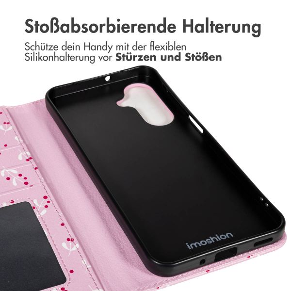 imoshion Design Klapphülle Samsung Galaxy A36 - Blush Berries