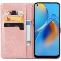 imoshion Mandala Klapphülle Oppo A74 (4G) - Rosé gold