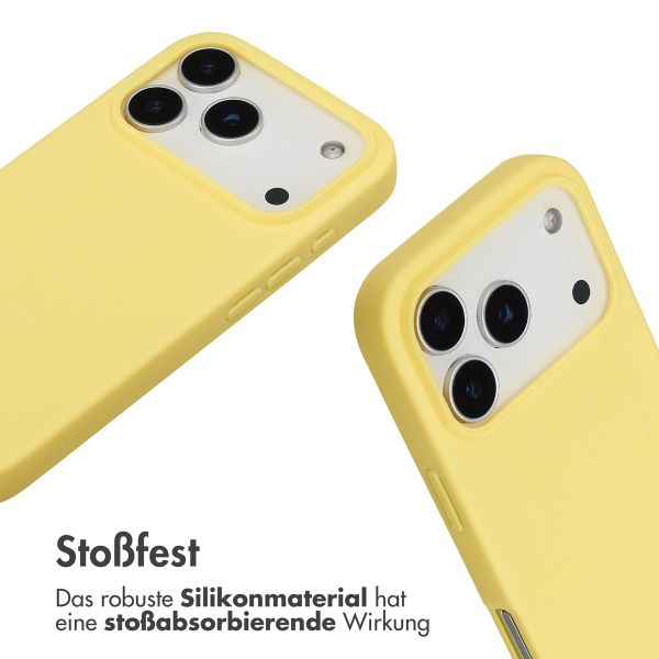 imoshion SilikonHülle mit Band Apple iPhone 17 Pro - Gelb