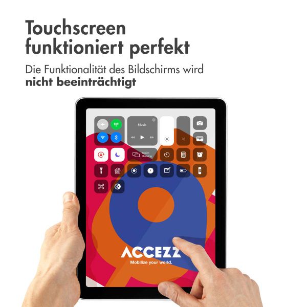 Accezz Schutzfolie aus gehärtetem Glas mit Applikator Apple iPad Pro 13 (2025) M5 / (2024) M4