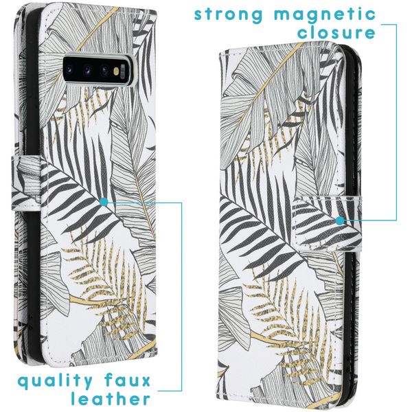 imoshion Design TPU Klapphülle Galaxy S10 - Glamour Botanic