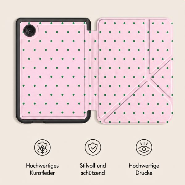 imoshion Design Klappbare Klapphülle Kobo Clara Colour / BW - Happy Dots