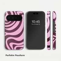 Selencia Vivid Rückabdeckung mit MagSafe Google Pixel 11 - Wavy Swirl Pink Plum