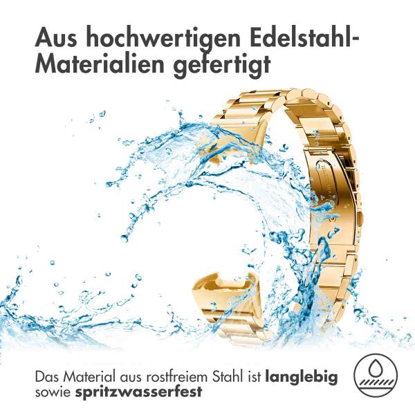 imoshion Edelstahlarmband für Fitbit Charge 3 / 4 - Gold
