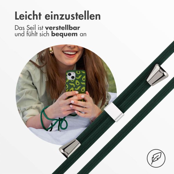 imoshion SilikonHülle design mit Band Samsung Galaxy S21 Plus - Avocado Green