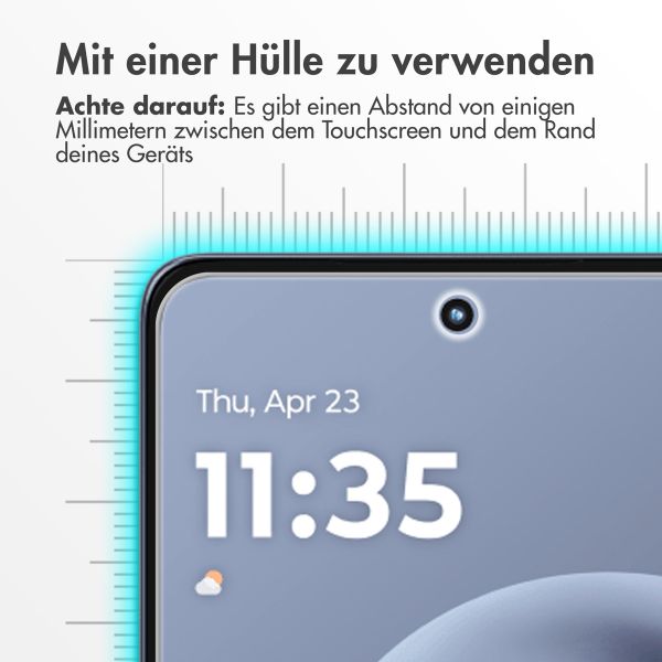 Accezz Screen Protector aus gehärtetem Glas für das Motorola Moto G86 (Power)