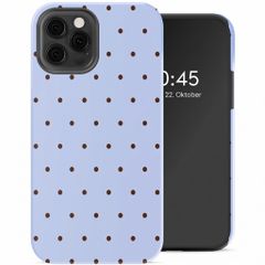 Selencia Vivid Back Cover Apple iPhone 12 (Pro) - Happy Dots Digital Sky