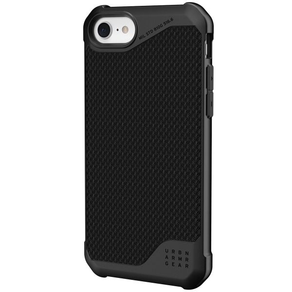 UAG Back Cover Metropolis LT für das Apple iPhone SE (2022 / 2020) / 8 / 7 / 6(s) - Schwarz