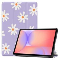 imoshion Design Trifold Klaphülle Samsung Galaxy Tab S9 11.0 Zoll / Tab S10 FE / S9 FE 10.9 Zoll - Flower Distance
