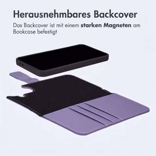 imoshion Herausnehmbare 2-in-1 Luxus-Bookcase Samsung Galaxy A57 (5G) - Violett