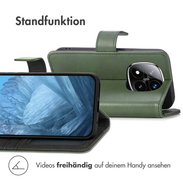 imoshion Luxuriöse Klapphülle Xiaomi Redmi Note 14 Pro (4G) - Grün