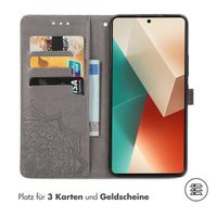 imoshion Mandala Klapphülle für das Xiaomi Redmi Note 13 (5G) - Grau