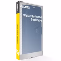 Accezz Wallet TPU Klapphülle für das Apple iPhone 14 Pro Max - Dunkelblau