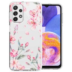 imoshion Design Hülle Galaxy A23 (5G) - Blume - Rosa