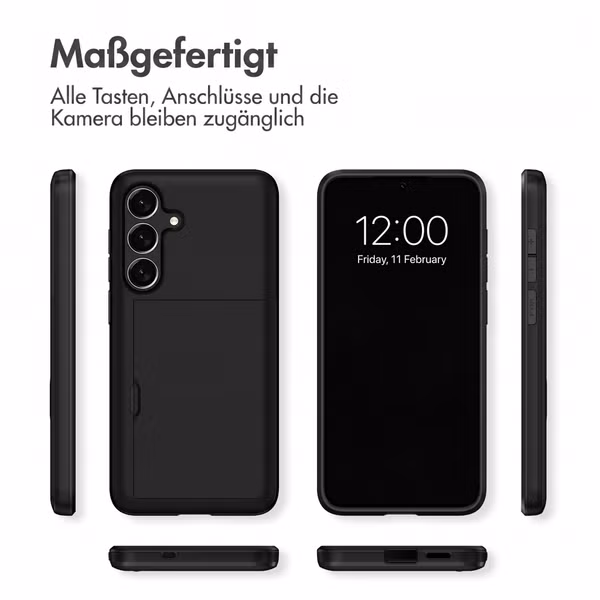 imoshion Backcover mit Kartenfach Samsung Galaxy S26 FE - Schwarz
