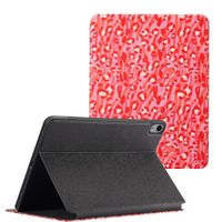 Selencia Vivid Klapphülle Apple iPad Air 11 Zoll (2025) M3 / (2024) M2 / Air 5 (2022) / Air 4 (2020) - Wild Spots Lipstick