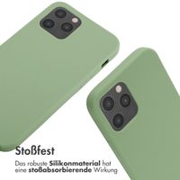 imoshion Silikonhülle mit Band für das iPhone 12 (Pro) - Grün