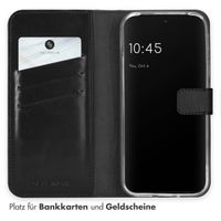 Selencia Echtleder Klapphülle Google Pixel 9 / 9 Pro - Schwarz