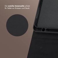 Selencia Riva Klapphülle Apple iPad Air 11 Zoll (2025) M3 / (2024) M2 / Air 5 (2022) / Air 4 (2020) - Mocha Brown