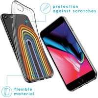 imoshion Design Hülle für das iPhone SE (2022 / 2020) / 8 / 7 - Rainbow