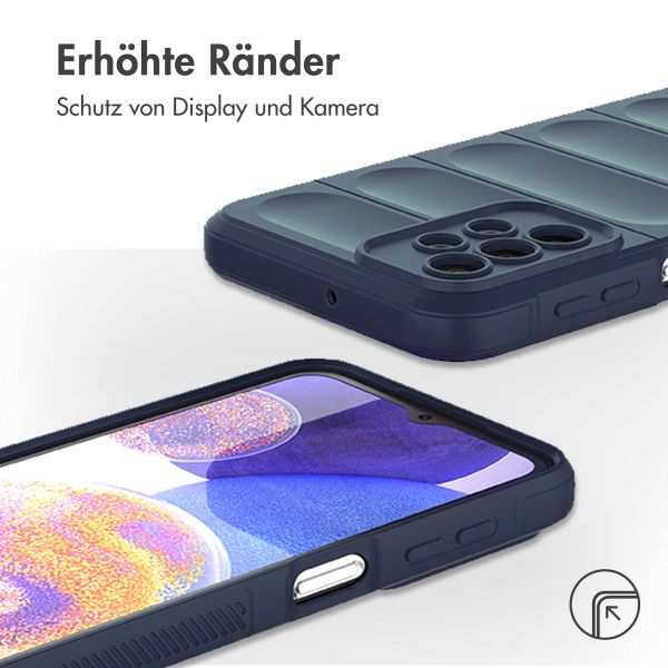 imoshion EasyGrip Back Cover für das Samsung Galaxy A23 (5G) - Dunkelblau