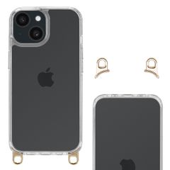 Selencia Backcover mit abnehmbaren Haken Apple iPhone 15 - Transparent