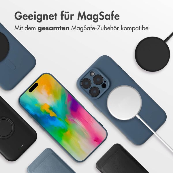 imoshion Color Back Cover mit MagSafe Apple iPhone 16 Pro - Dunkelblau