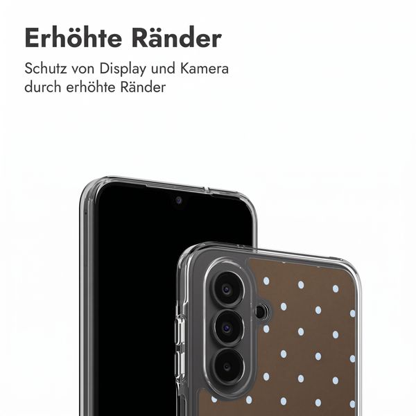 imoshion Design Hülle Samsung Galaxy A18 (4G) / A17 (4G/5G) - Polka Dot Bruin