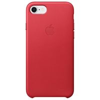 Apple Leder-Case Rot für das Apple iPhone SE (2022 / 2020) / 8 / 7