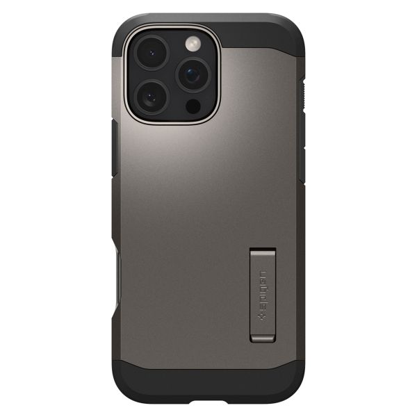 Spigen Tough Armor™ Case MagSafe für das iPhone 16 Pro - Gun Metal