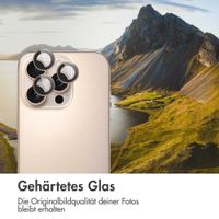 imoshion 2er-Pack Objektivschutz für Kamera für das Apple iPhone 16 Pro / 16 Pro Max - Desert / Titanium