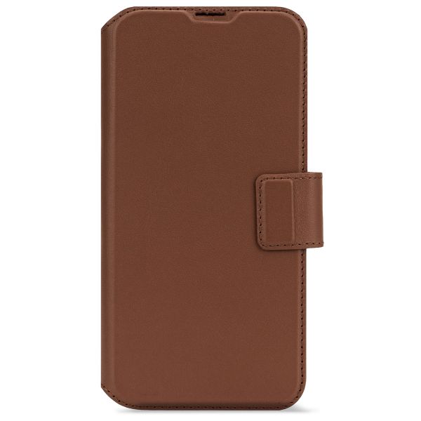 Decoded 2 in 1 Leather Klapphülle MagSafe Apple iPhone 16 - Tan