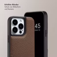 Selencia Nova HandyHülle mit Kordel und Kartenhalter Apple iPhone 13 Pro - Mocha Brown