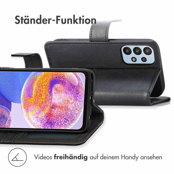 imoshion Luxuriöse Klapphülle Samsung Galaxy A23 (5G) - Schwarz