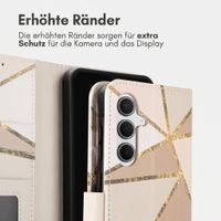 imoshion Design Klapphülle Samsung Galaxy A36 - Beige Graphic