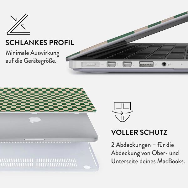 Burga Hardshell Hülle Apple MacBook Air 13 Zoll (2022 / 2024 M3 chip / 2025 M4 chip) - Ivy League