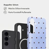 Selencia Vivid Rückabdeckung mit MagSafe Samsung Galaxy S24 - Happy Dots Digital Sky