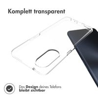 Accezz Clear TPU Backcover Oppo Reno 8 T (4G) - Transparent