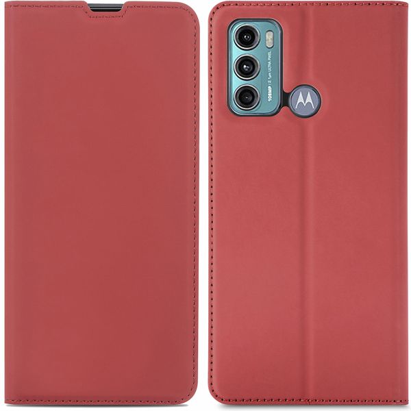 imoshion Slim Folio Klapphülle für das Motorola Moto G60 - Rot