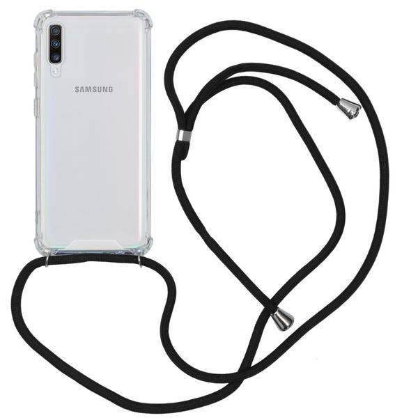 imoshion Backcover mit Band Schwarz für das Samsung Galaxy A70