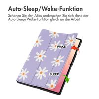 imoshion Design Trifold Klaphülle Samsung Galaxy Tab S11 Ultra - Flowers Distance