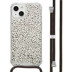 imoshion Design Hülle mit Band Apple iPhone 13 - Desert Dots