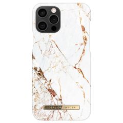 iDeal of Sweden Fashion Back Case Apple iPhone 12 (Pro) - Carrara Gold