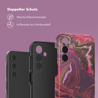 Selencia Vivid Back Cover Samsung Galaxy A15 (5G) - Marble Purple