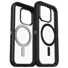 OtterBox Defender Rugged Case mit MagSafe für das iPhone 15 Pro - Transparent / Schwarz