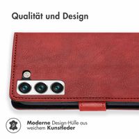 imoshion Luxuriöse Klapphülle für das Samsung Galaxy S22 - Rot