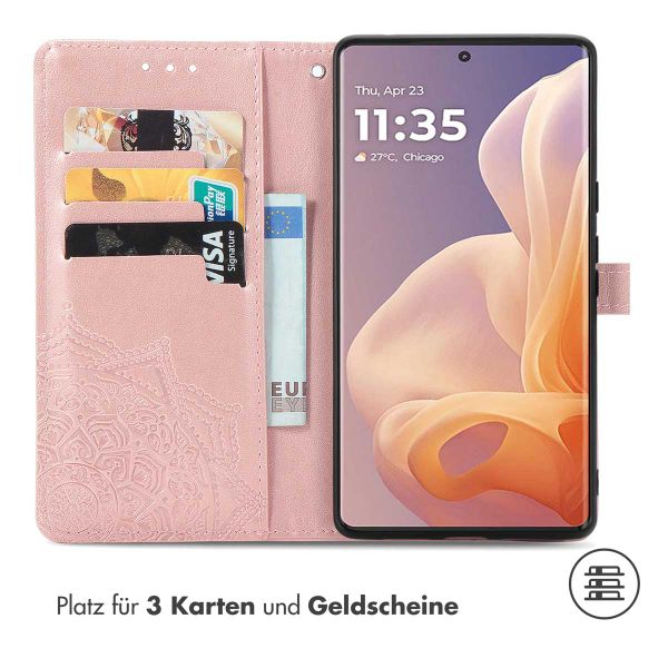 imoshion Mandala Klapphülle Motorola Moto G85 - Rosé gold