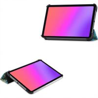 imoshion Design Trifold Klaphülle Apple iPad Mini 7 (2024) / iPad Mini 6 (2021) - Green Plant