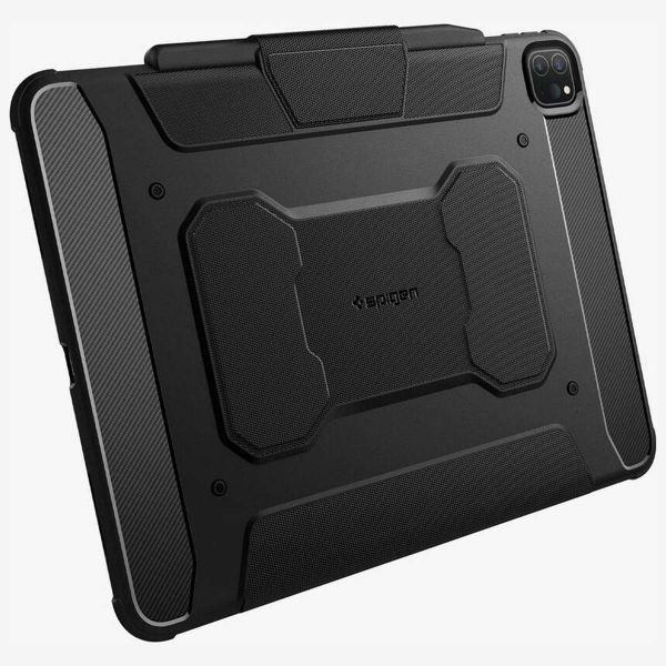 Spigen Rugged Armor Pro Klapphülle Apple iPad Pro 13 (2024) M4 - Schwarz