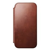 Nomad Modern Horween Leather Folio Bookcase mit MagSafe Apple iPhone 17 Pro Max - Olde Dublin